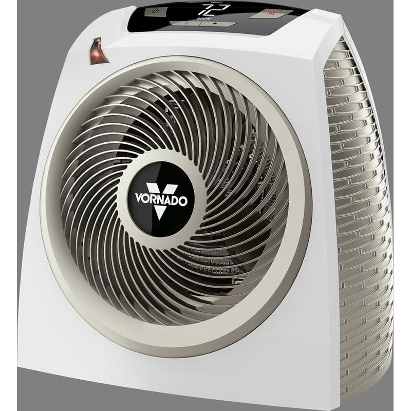 Vornado - AVH10 Whole Room Space Heater with Auto Climate - White/Champagne