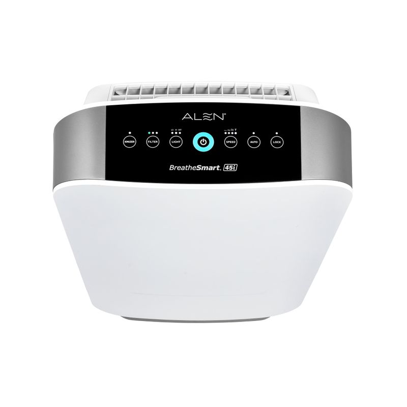 Alen - BreatheSmart 45i 800 SqFt Air Purifier with Fresh HEPA Filter for Allergens, Dust, Odors & Smoke - White