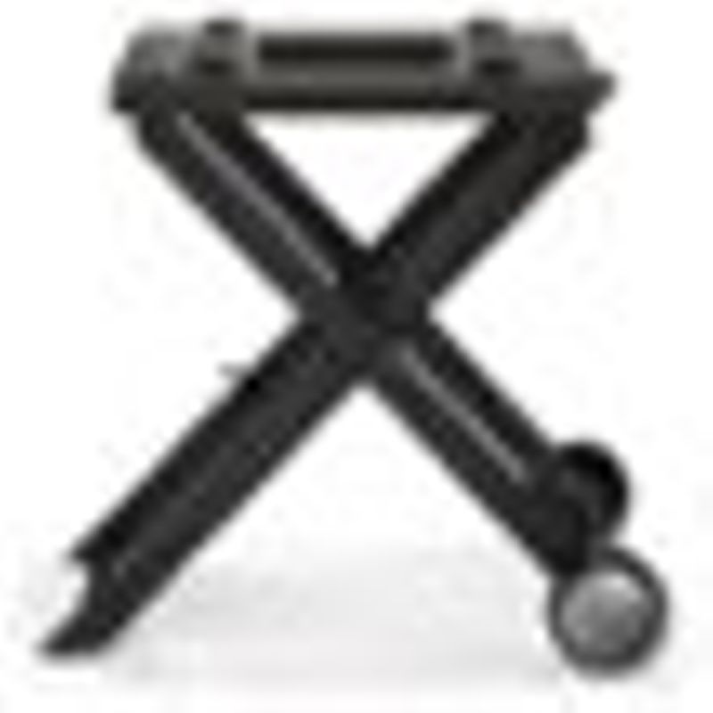 Woodfire Collapsible Outdoor Grill Stand, Compatible with Ninja Woodfire Grills (OG700 series) - Black