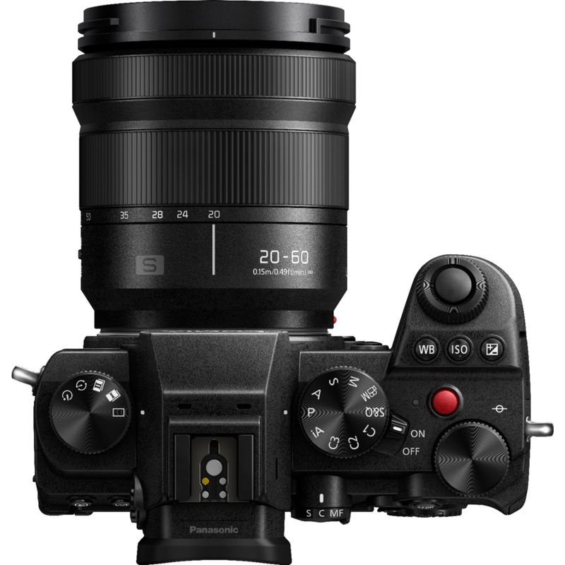Panasonic - LUMIX S5 Mirrorless Full Frame Camera Body with 20-60mm F3.5-5.6 Lens - DC-S5KK - Black