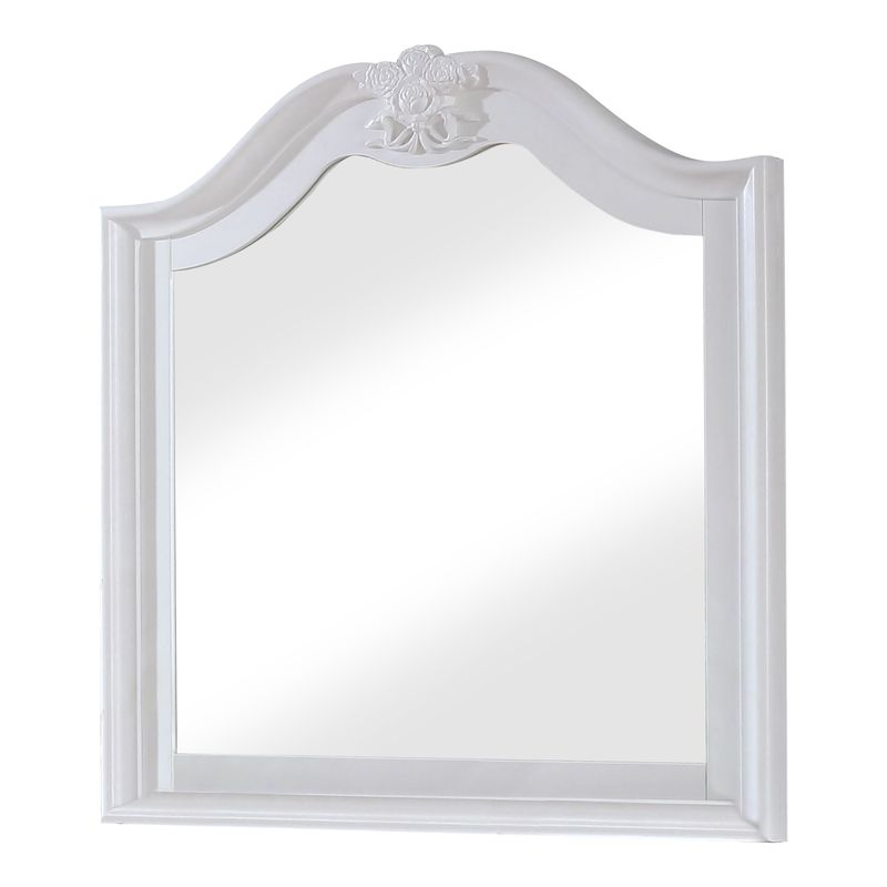 Traditional Mirror in White