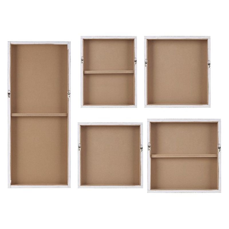 Natural Essence Hand Embellished Abstract 5-piece Gallery Canvas Wall Art Set