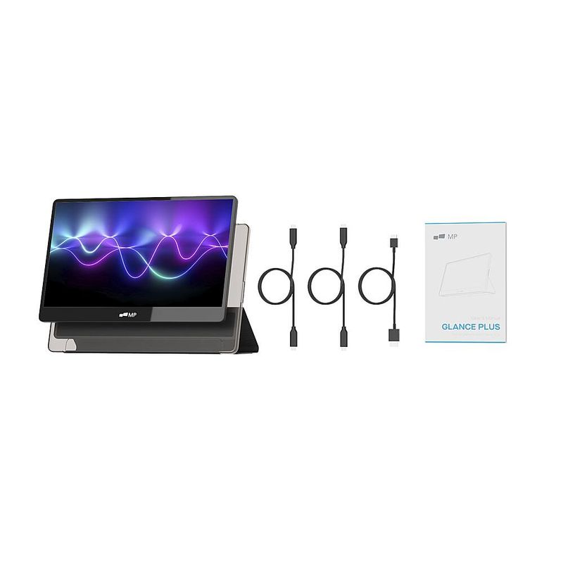 Mobile Pixels - Glance Plus 15.6" FHD OLED Monitor - Black