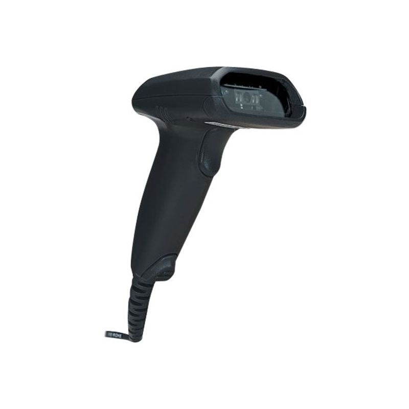Manhattan Long Range CCD Handheld Barcode Scanner USB 500mm Scan Depth Cable 1.5m Max Ambient Light 10000 lux (sunlight) Black Three Year Wa
