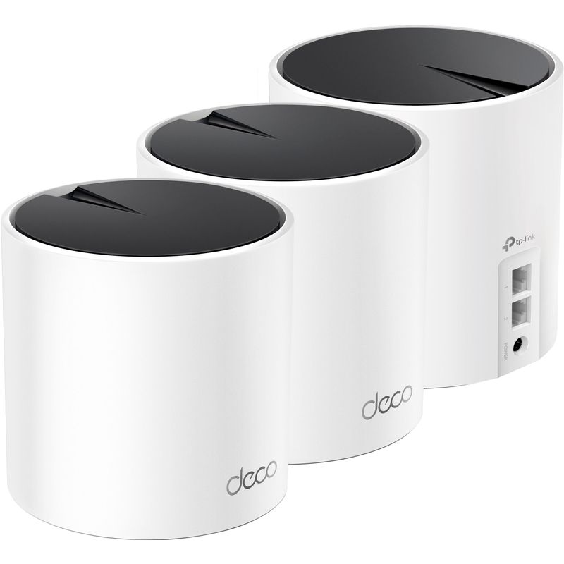 TP-Link - Deco X25 AX1800 Dual-Band Whole Home Mesh Wi-Fi 6 System (3-Pack) - White