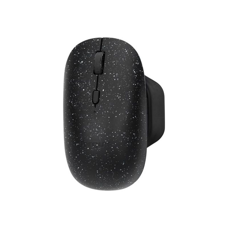 Targus ErgoFlip EcoSmart - mouse - sustainable ambidextrous - Bluetooth 5.0 LE - black