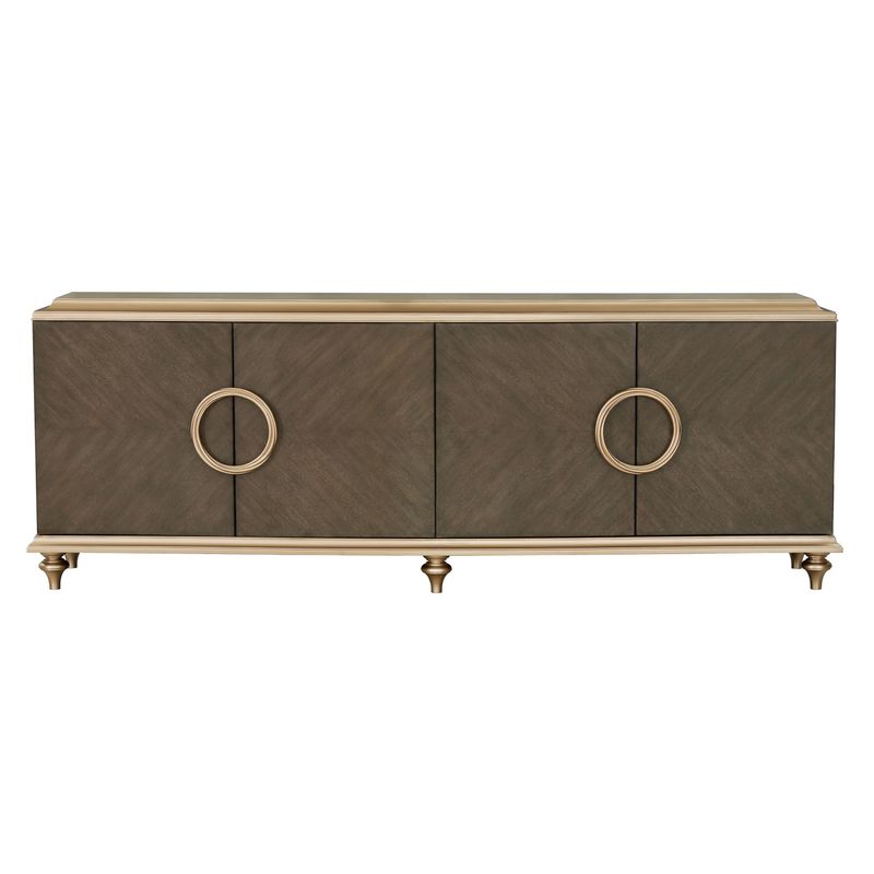 ACME Direct Only Console Cabinet, Brown Finish
