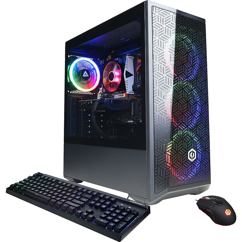 CyberPowerPC - Gamer Xtreme Gaming Desktop - Intel Core i5-14400F - 16GB Memory - NVIDIA GeForce RTX 3050 6GB - 1TB SSD - Black