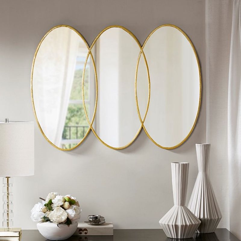 Eclipse Gold Trio Wall Mirror