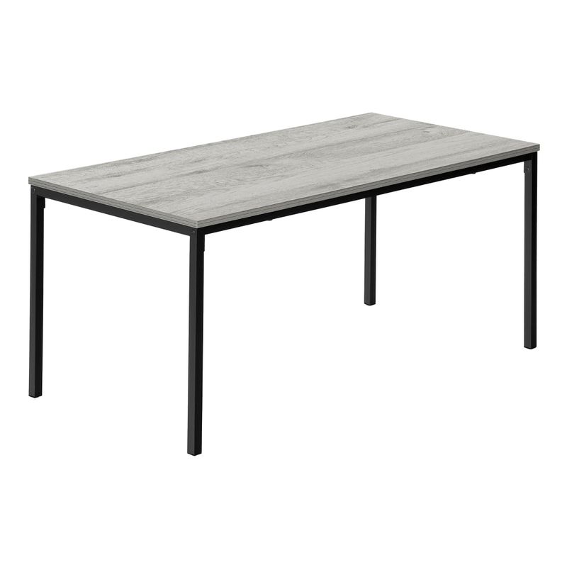 Coffee Table/ Accent/ Cocktail/ Rectangular/ Living Room/ 40"L/ Metal/ Laminate/ Grey/ Black/ Contemporary/ Modern