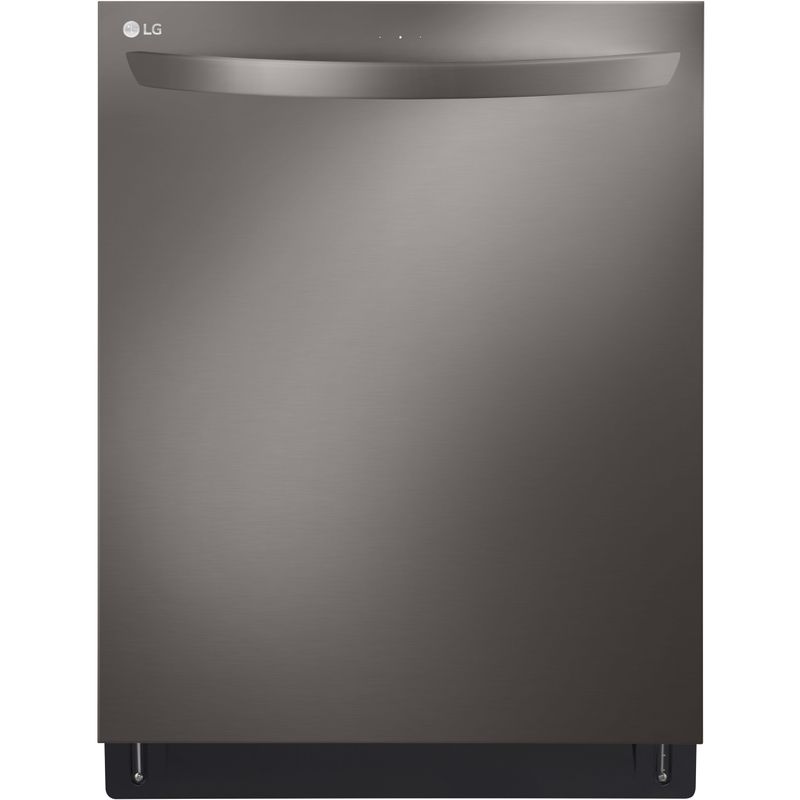 LG Top Control Wi-Fi Enabled Dishwasher with TrueSteam and 3rd Rack in Black Stainless Steel