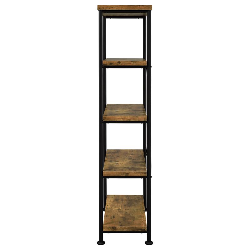 Analiese 4-shelf Bookcase Antique Nutmeg