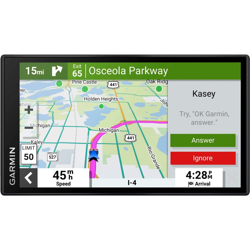 Garmin - DriveSmart 66 6" GPS with Built-In** Bluetooth, Map Updates and Traffic Updates - Black