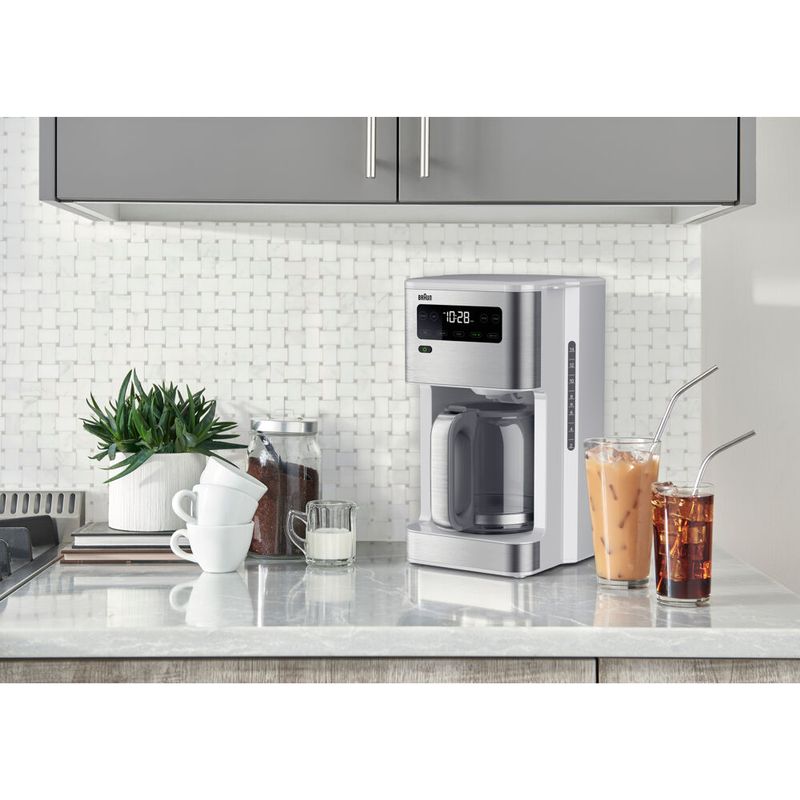 Braun - PureFlavor 14-Cup Coffee Maker in White