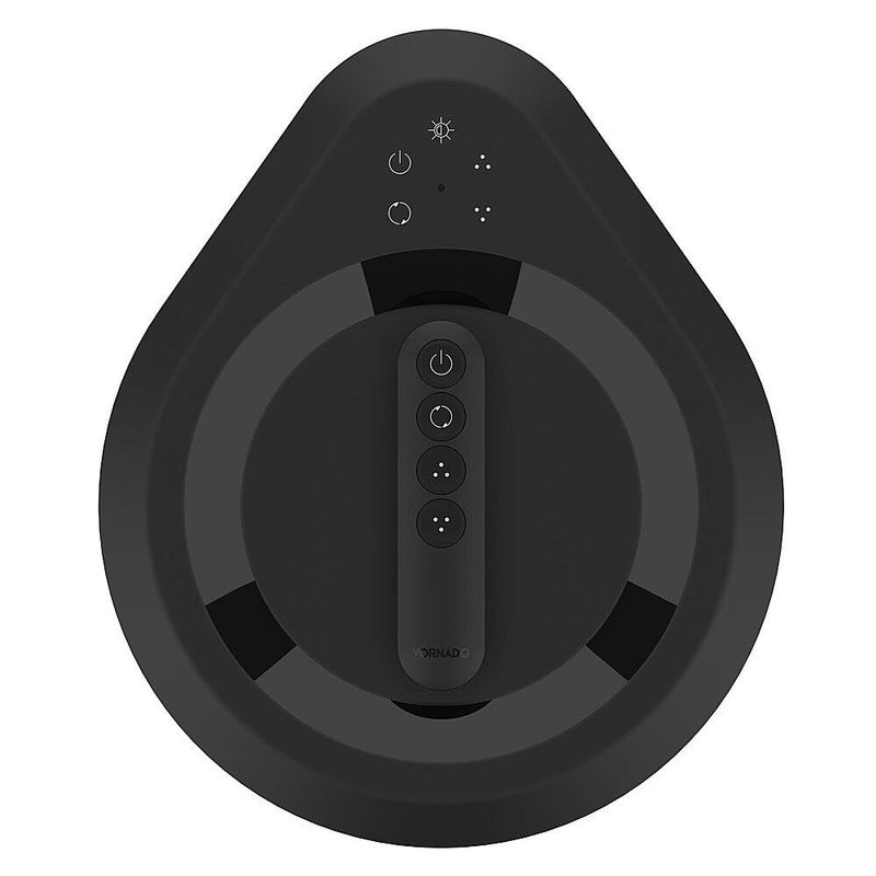Vornado - ARA Oscillating Ambient Light Tower Fan with Remote, 40 Inch, Quiet Powerful fan, 5 Speeds, Touch Control - Black