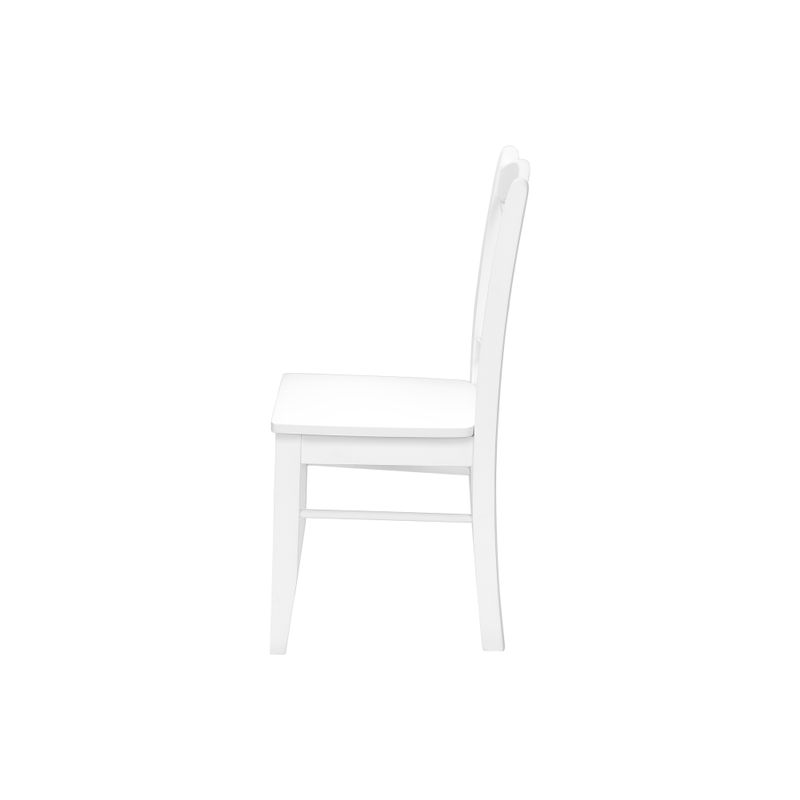 Dining Chair - 2Pcs / 36"H White