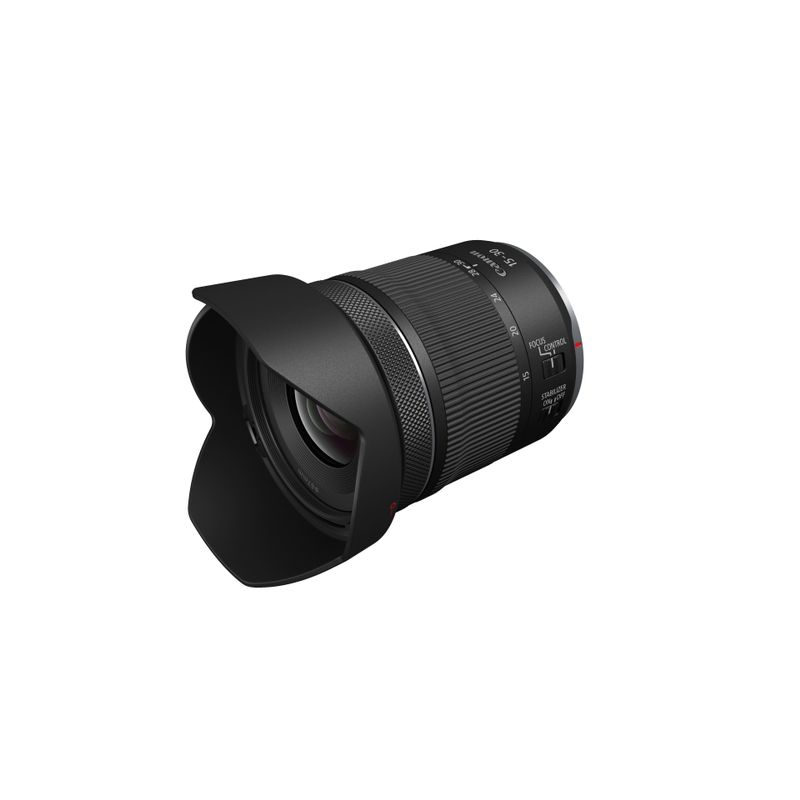 Canon - RF 15-30mm F4.5-6.3 IS STM Ultra-Wide Angle Zoom Lens for EOS R-Series Cameras - Black