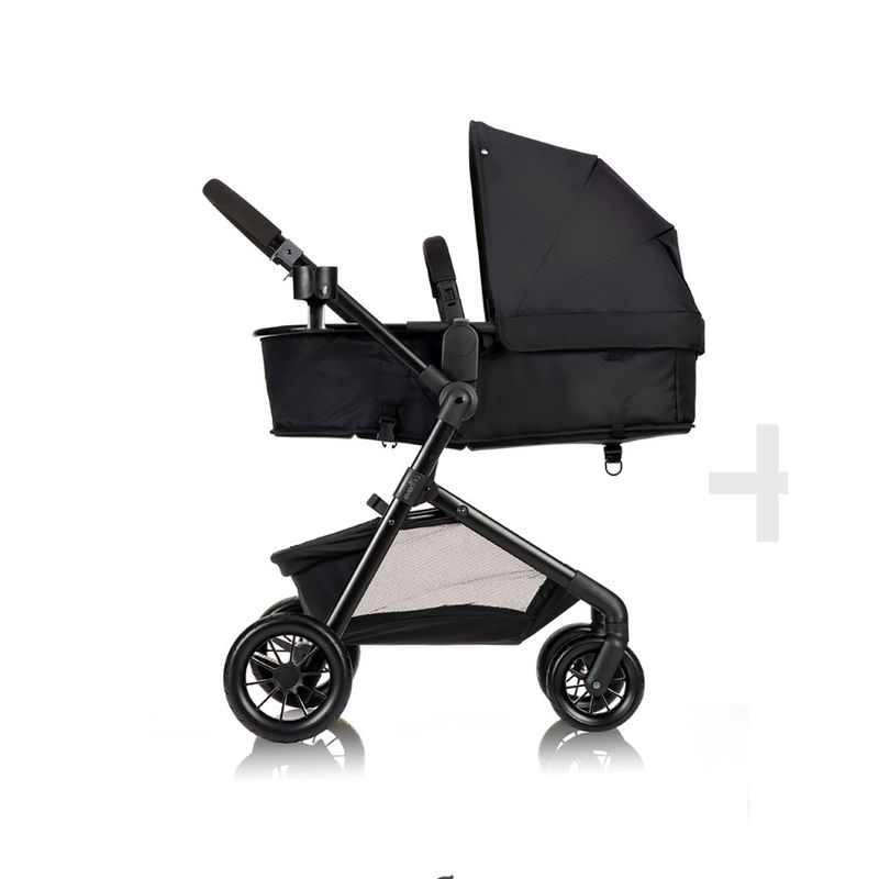 Pivot Modular Travel System w/ LiteMax Infant Car Seat + Anti-Rebound Bar Casual Gray