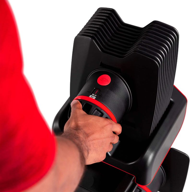 BowFlex - SelectTech 2080 Barbell with Curl Bar - Black