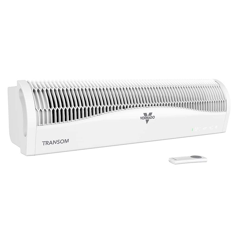 Vornado - TRANSOM Window Fan with Reversible Exhaust, Remote Control - Ice White