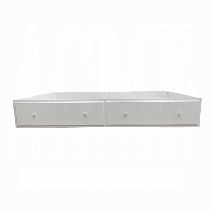 ACME Flora Trundle(Twin ), White Finish
