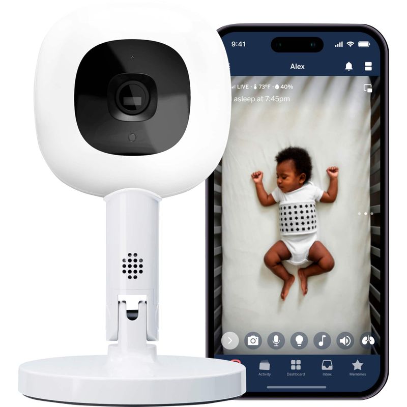 Nanit - Pro Smart Baby Monitor & Flex Stand - White