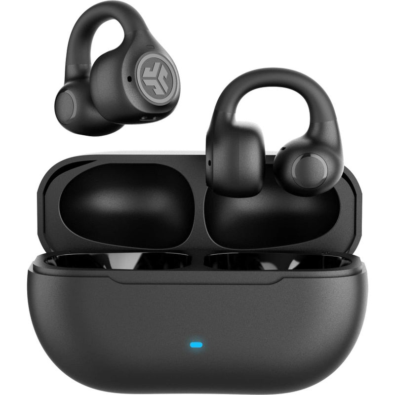 JLab - Flex Open-Clip True Wireless Earbuds - Black