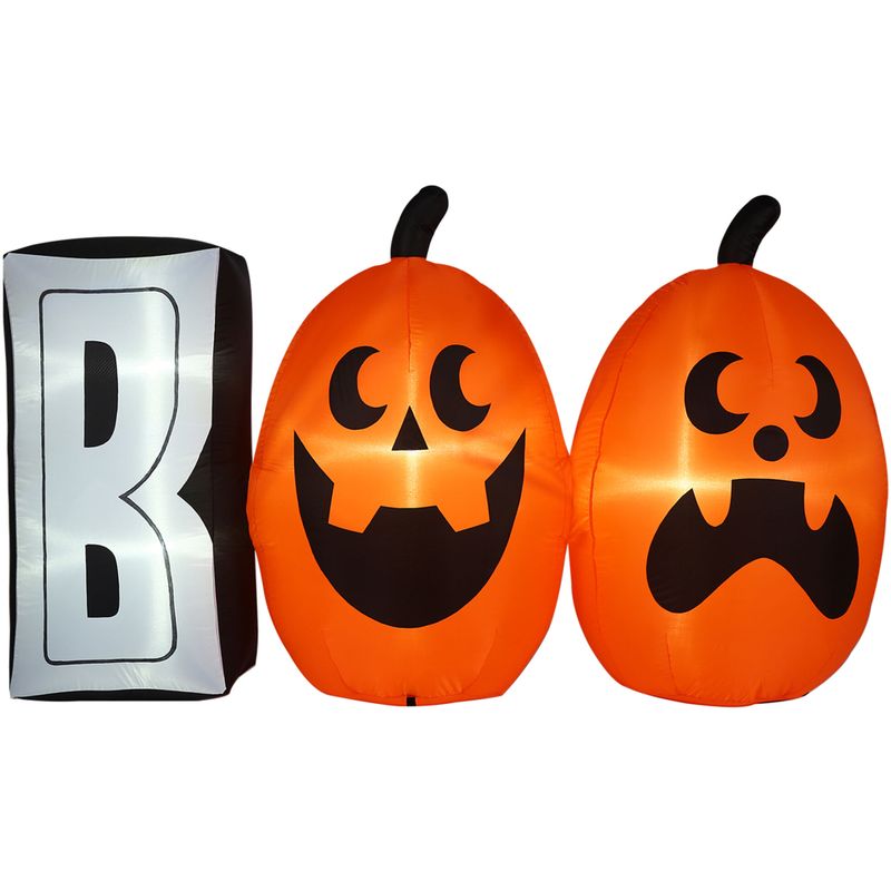 4-Ft. Tall Pre-lit Inflatable Boo Sign