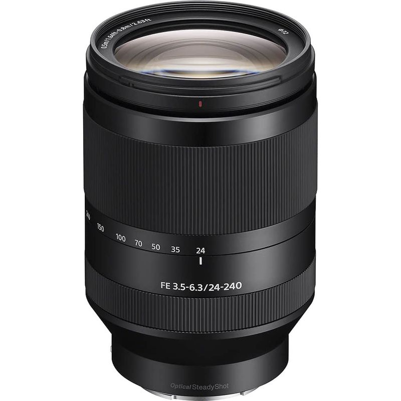 Sony - FE 24-240mm f/3.5-6.3 OSS Full-Frame E-Mount Telephoto Zoom Lens - Black