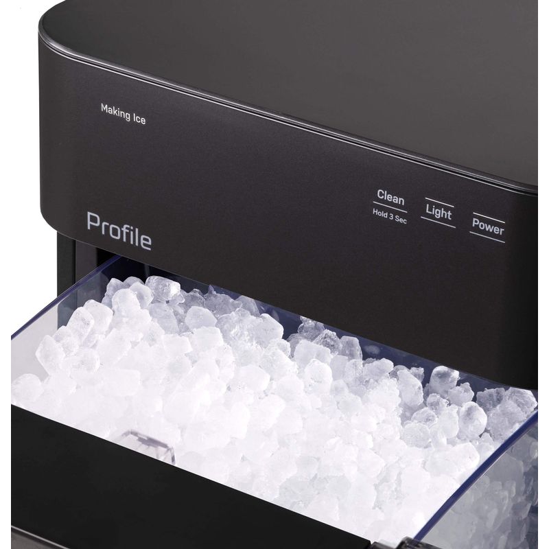 GE Profile - Opal 2.0 Ultra Nugget Ice Maker with Side Tank and Scale Inhibiting Filter - Carbon Black