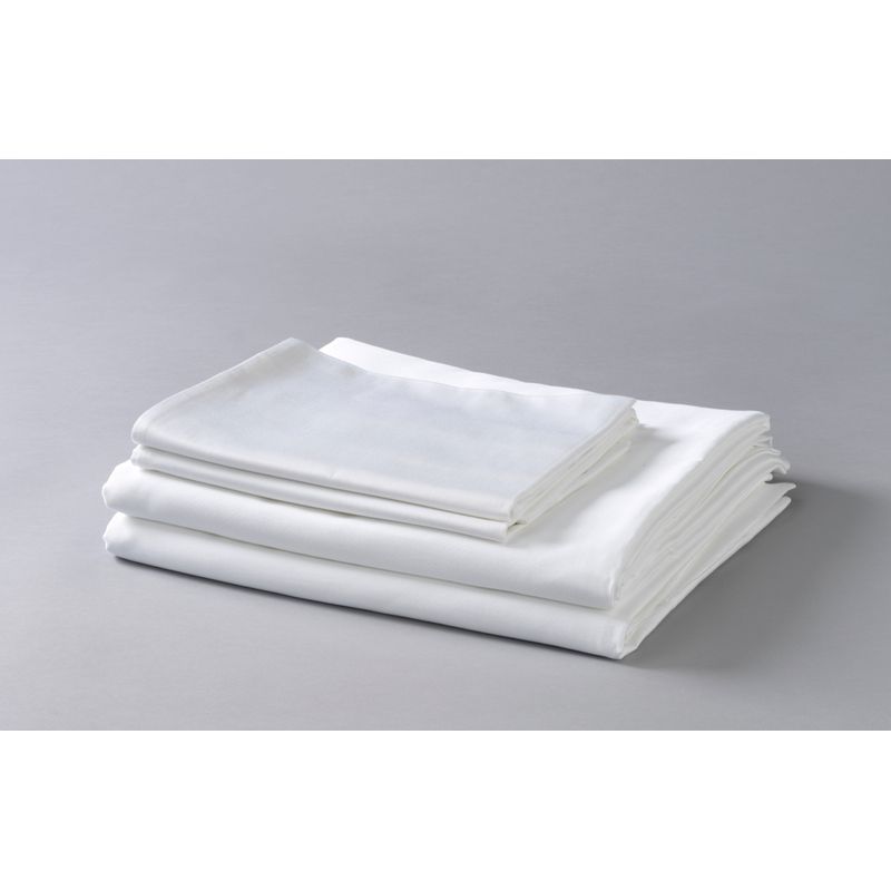 FlexSleep Bamboo Cotton White Sheets Twin XL