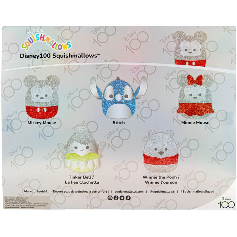 Jazwares - Disney 100 Original Squishmallows 5 Pack - 5" Plush