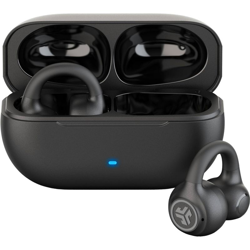 JLab - Flex Open-Clip True Wireless Earbuds - Black