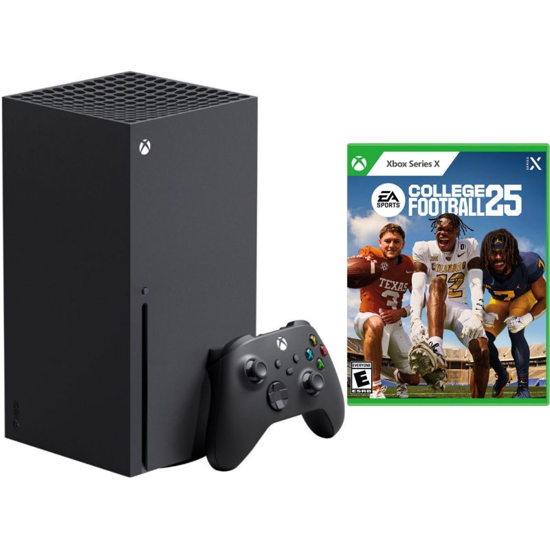 Xbox X Bundle With College Football 25 Game