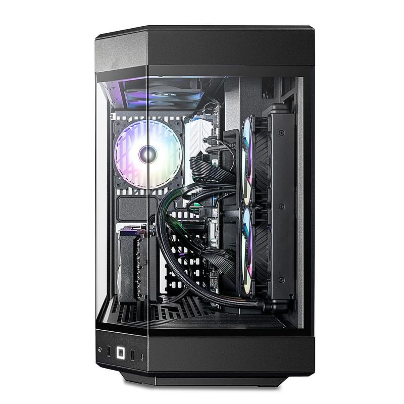 iBUYPOWER - Y60 Gaming Desktop- Intel Core i9 14900KF- 32GB Memory-NVIDIA GeForce RTX 4070 Super 12GB-2TB NVMe SSD - Black