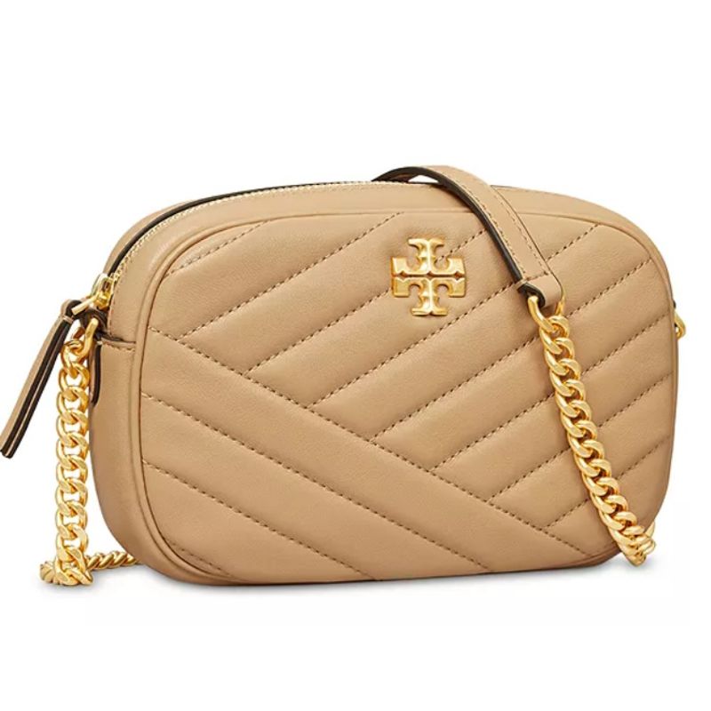 Tory Burch Kira Chevron Camera Bag-Desert Dune