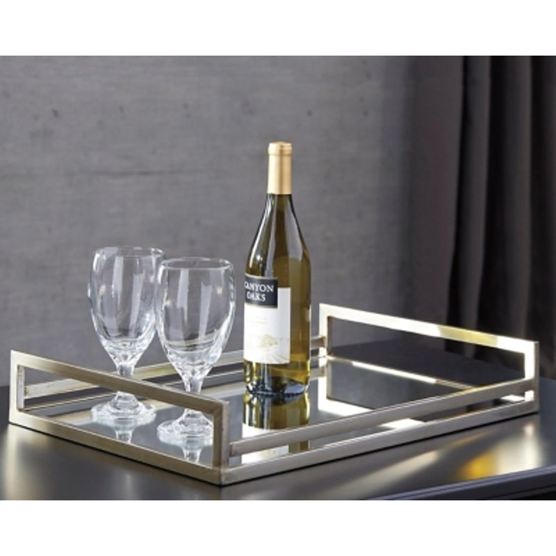 Champagne Finish Derex Tray