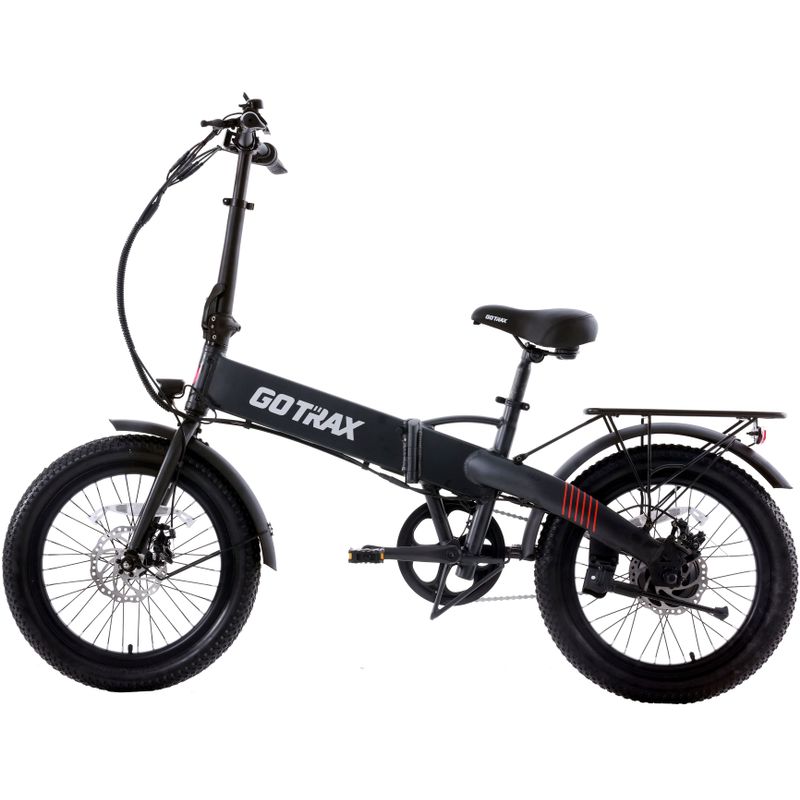 GoTrax - Z4 LITE Folding eBike w/ 25 mile Max Operating Range and 20 MPH Max Speed - Black