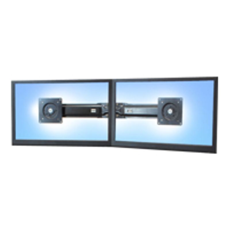 Ergotron mounting kit - for 2 LCD displays - black
