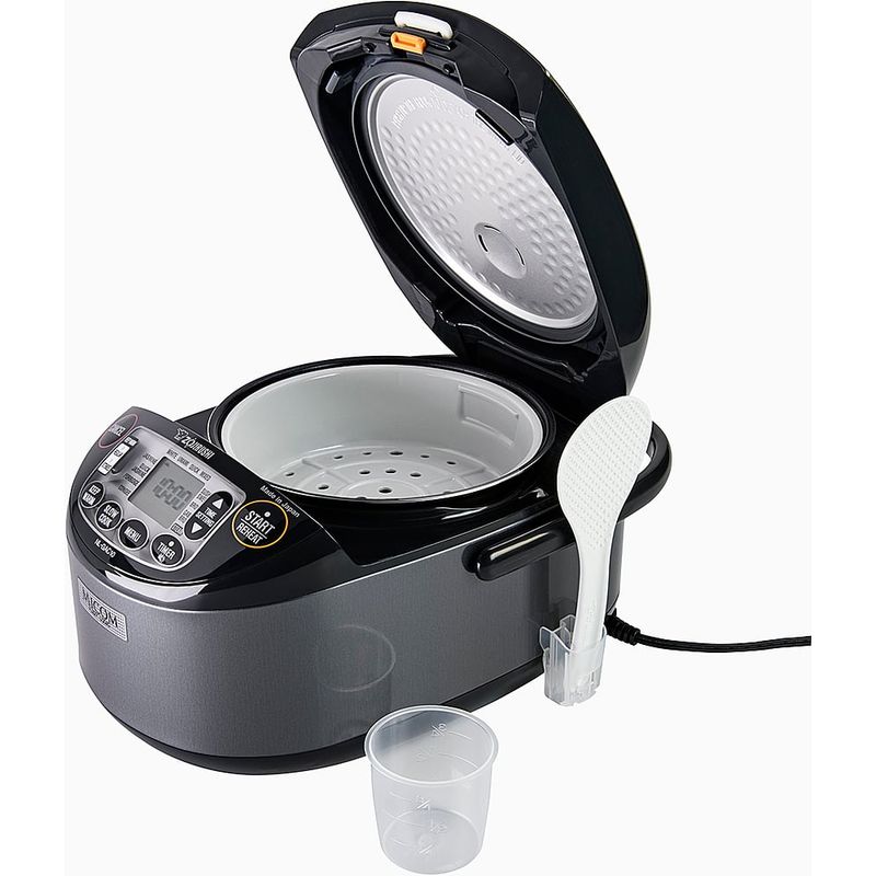 Zojirushi - 10 Cup Umami Micom Rice Cooker & Warmer - Metallic Black