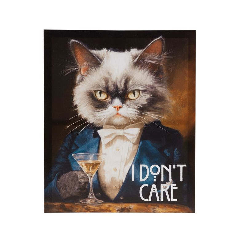 I Don't Care/Multi Grumpy Cats I Don't Care Canvas Wall Art See below