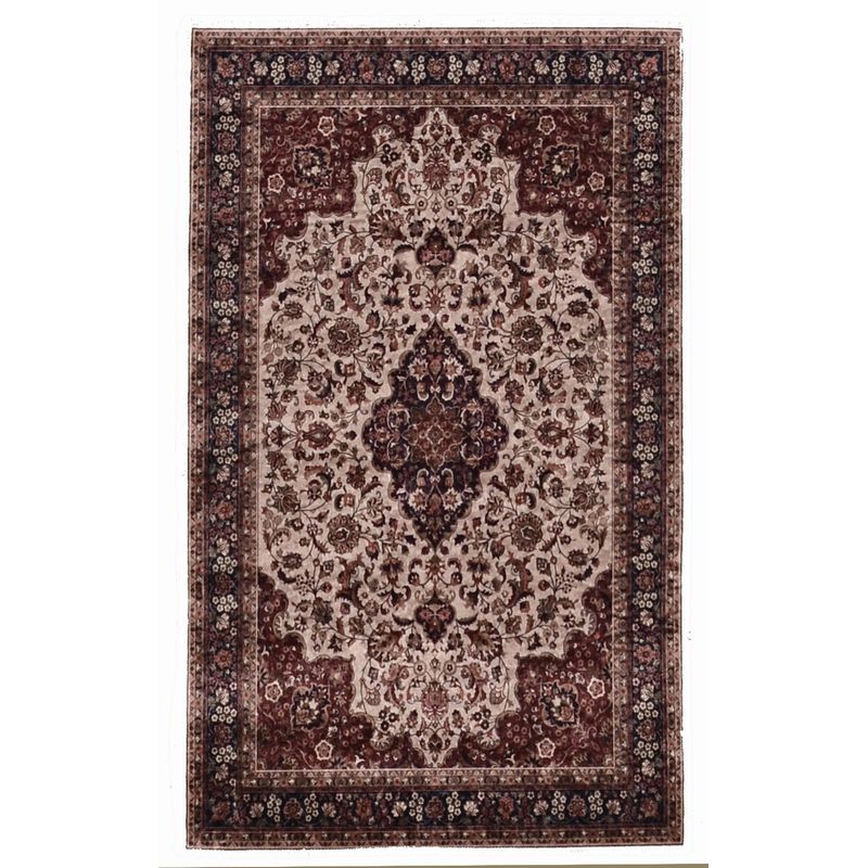 Hungas Cream And Rust 2.2X3.2 Area Rug