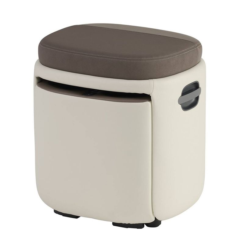Human Touch - Reveal Ottoman Massager - Cream