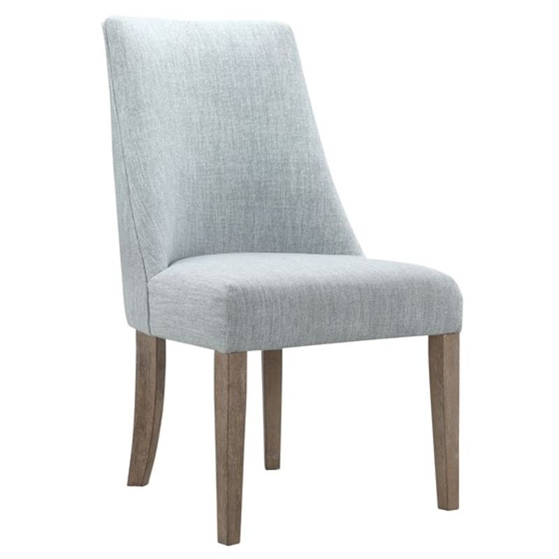 Light Blue Winfield Upholstered Dining chair Set of 2