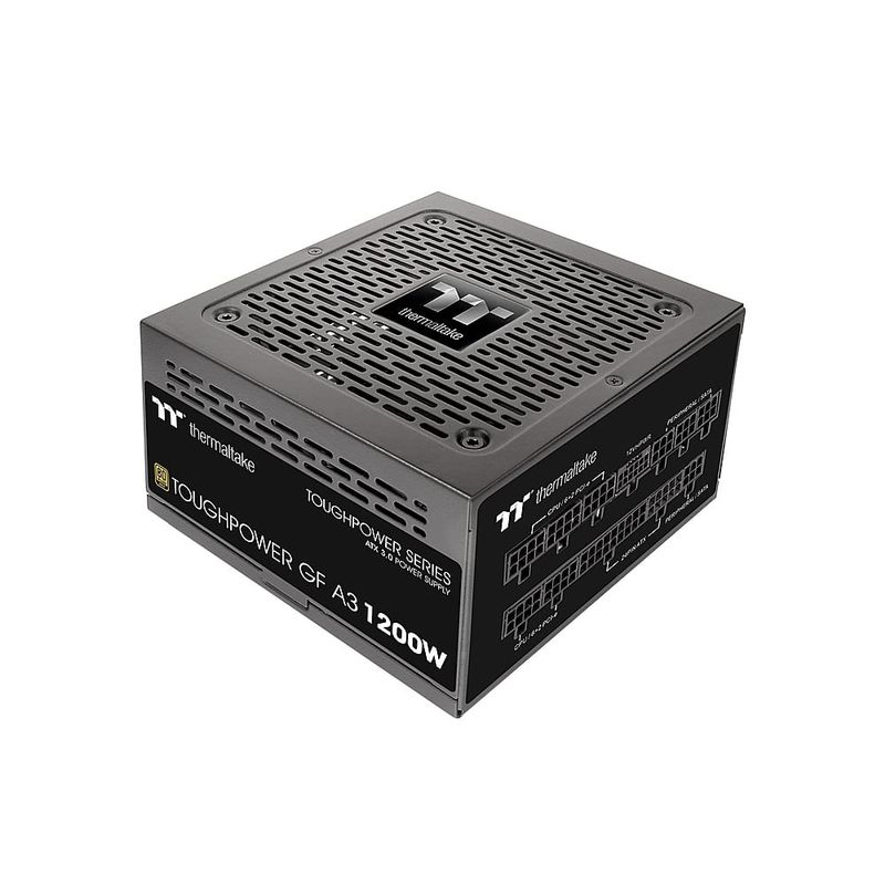 Thermaltake - Toughpower GF A3 1200W 80 PLUS Gold PCIe Gen 5 ATX 3.0 Ready Fully Modular Power Supply - Black
