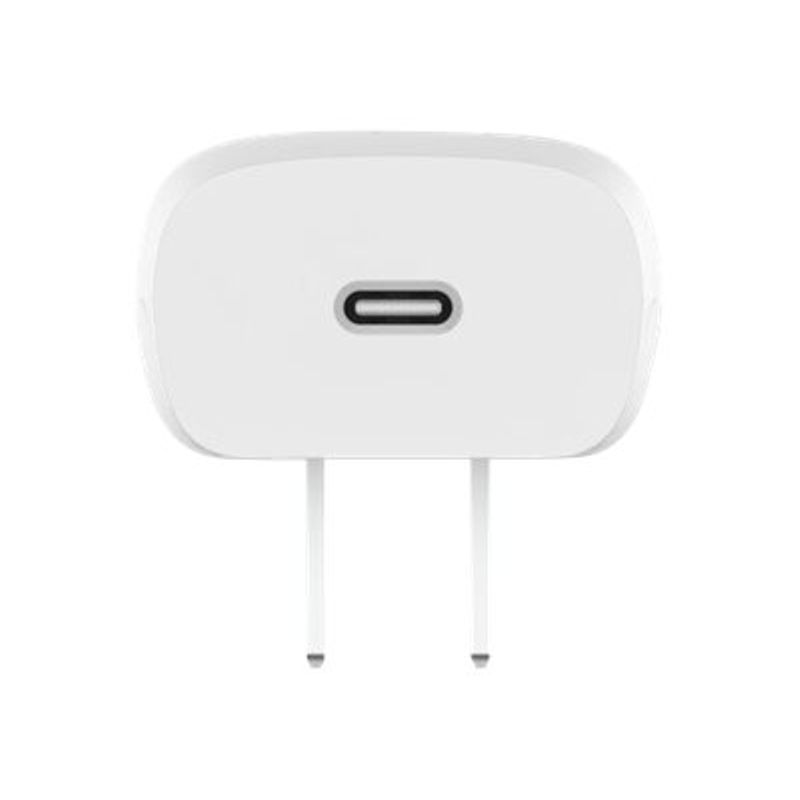 Belkin - BOOSTCHARGE 20W USB-C Power Delivery Wall Charger + USB-C to Lightning Cable - White