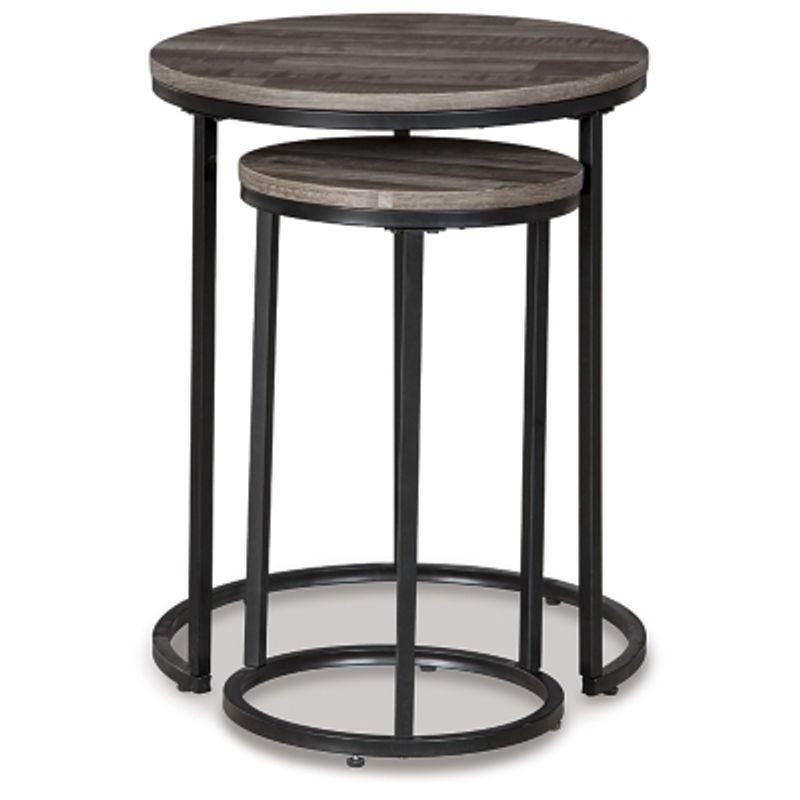 Black/Gray Briarsboro Accent Table Set (2/CN)