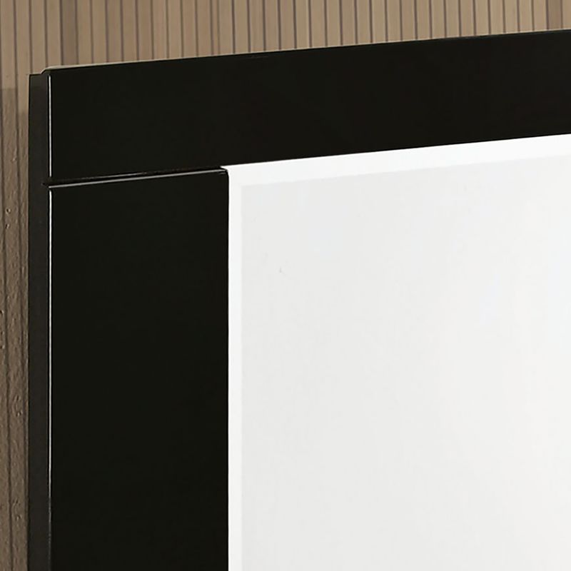 Contemporary Mirror in Black