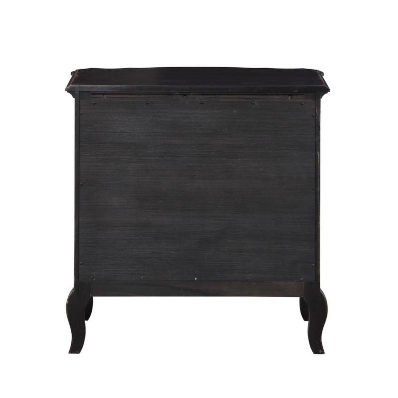 ACME Chelmsford Nightstand, Black Antique Finish