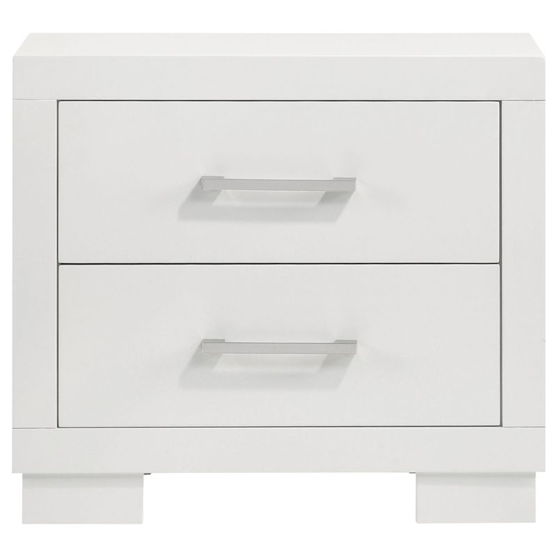 Jessica 2-drawer Nightstand White